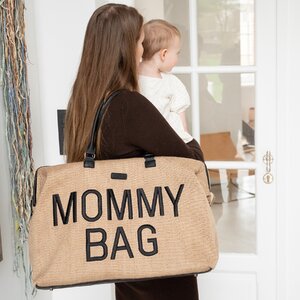 Torba Mommy Bag Raffia Look - Childhome