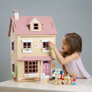 Drewniany domek dla lalek Foxtail Villa, Tender Leaf Toys Foxtail Villa